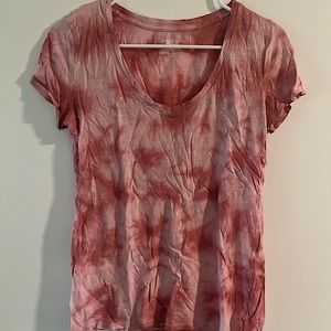 VS Pink tye dye v neck
